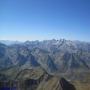 Paysages incontournables des Pyrénées : La chaîne des Pyrénées depuis le Pic du Midi de Bigorre